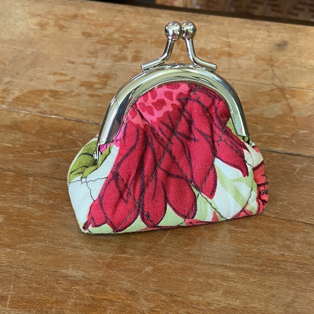 Vera Bradley Mini Kiss-lock Coin Purse